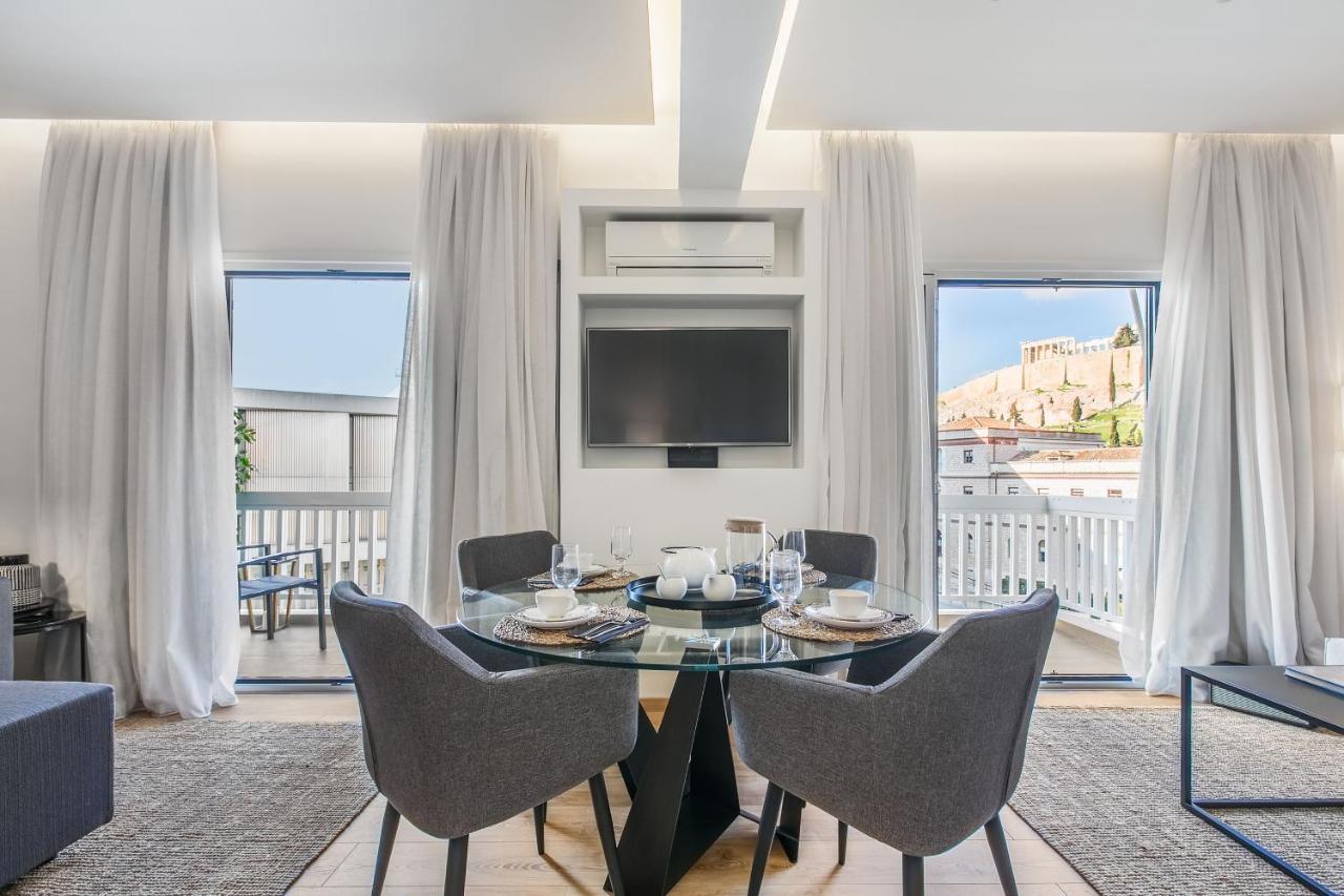 Modern Flat In The Grounds Of Acropolis Monuments -Armonia- Apartment Athena Bagian luar foto