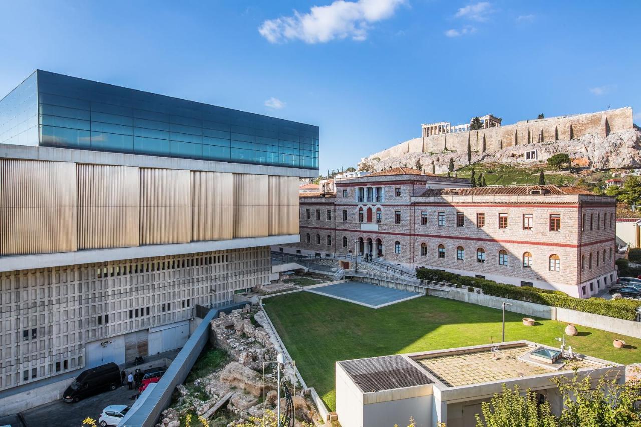 Modern Flat In The Grounds Of Acropolis Monuments -Armonia- Apartment Athena Bagian luar foto