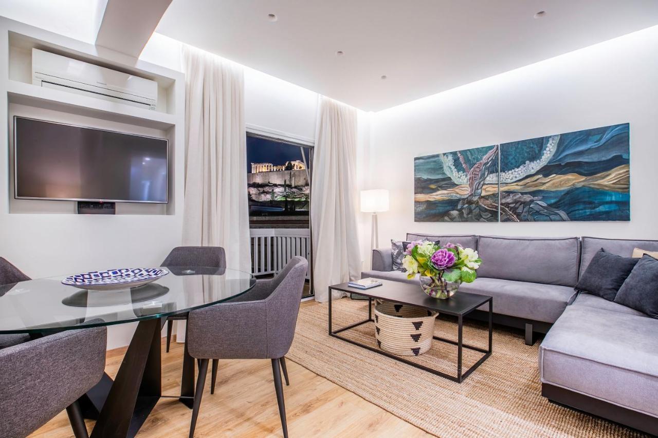Modern Flat In The Grounds Of Acropolis Monuments -Armonia- Apartment Athena Bagian luar foto